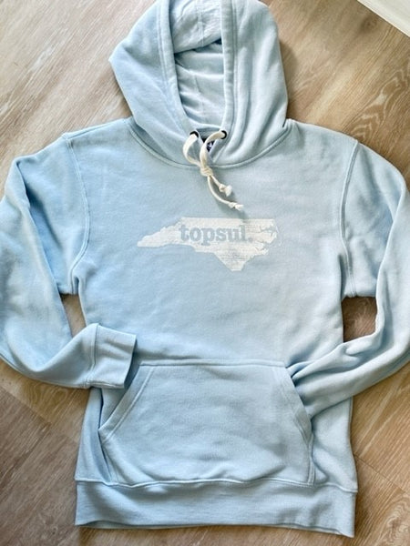 topsul. Hoodie in Ice Blue