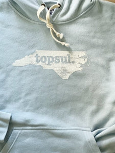 topsul. Hoodie in Ice Blue